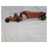 Vintage Structo Earth Mover Pressed Steel Toy