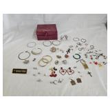 Assortment of Fashion Earrings and Pins