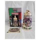 Budweiser Nascar 50th Anniversary Stein