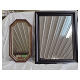2 Decorative Wall Mirrors