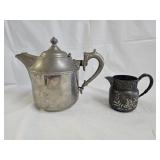 Vintage Tea Pot and Creamer