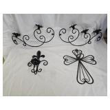 Metal Decorative Wall Candle Holders