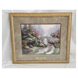 Stillwater Bridge Print by Thomas Kinkade