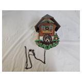 Vintage German Hand Painted Chalet Cuckcoo Clock