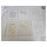 6 Vintage Autographs