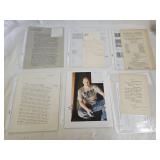 6 Vintage Autographs