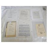 6 Vintage Autographs