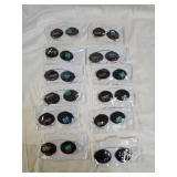 12 Pairs of New Clip-On Sunglasses