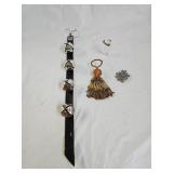 Sleigh Bells, Beaded Tie Back, Collectibles