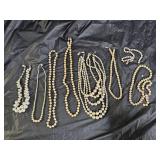Vintage Faux Pearl Necklaces