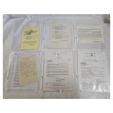 6 Vintage Autographs