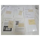 6 Vintage Autographs