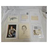6 Vintage Autographs