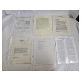 6 Vintage Autographs