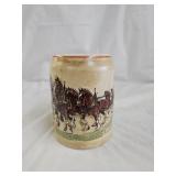 Anheuser Busch Budweiser 1980s Holiday Stein