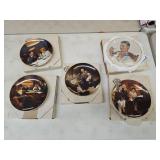 5 Norman Rockwell Collector's Plates
