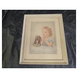 Vintage Bedtime Prayers Print by Erna Kasabach