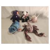 5 Ty Beanie Babies