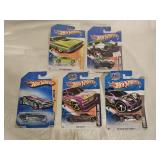5 NIB Hot Wheels Diecast Cars