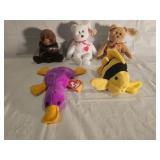 5 Ty Beanie Babies