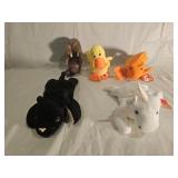 5 Ty Beanie Babies