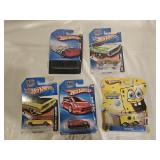 5 NIB Hot Wheels Diecast Cars