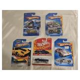5 NIB Hot Wheels Diecast Cars