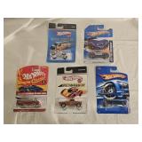 5 NIB Hot Wheels Diecast Cars
