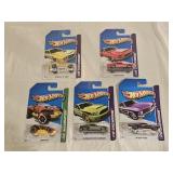 5 NIB Hot Wheels Diecast Cars
