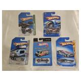5 NIB Hot Wheels Diecast Cars