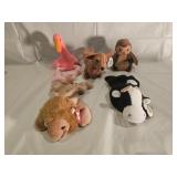 5 Ty Beanie Babies