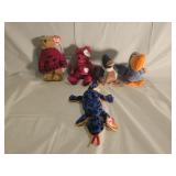 5 Ty Beanie Babies