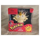 NIB 1998 Hasbro Pokémon Meowth Elect. Figure
