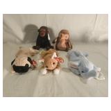 5 Ty Beanie Babies