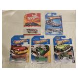 5 NIB Hot Wheels Diecast Cars