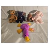 5 Ty Beanie Babies