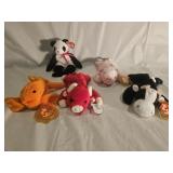 5 Ty Beanie Babies