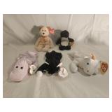 5 Ty Beanie Babies