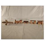 Loquai W. Germany Wood Train, Souvenir Plane