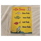 1960 Dr. Seuss One Fish Two Fish Red Fish Book