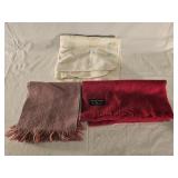 Vintage Scarves and Baby Blanket