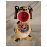Vintage Puppy Phone Coin Bank