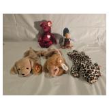 5 Ty Beanie Babies