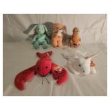 5 Ty Beanie Babies
