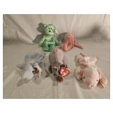 5 Ty Beanie Babies