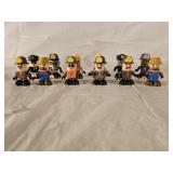 12 Fisher Price Trio Lego Workers