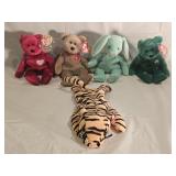 5 Ty Beanie Babies