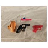 Vintage Cap Gun, Squirt Gun and Bazooka