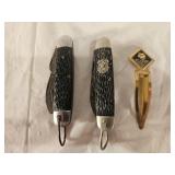 Vintage Sabre & Scouts Pocket Knives, Bookmark