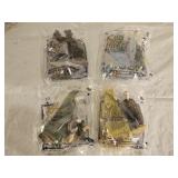 4 New 2001 Burger King LOR Kids Meal Toys